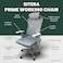 Wooden Twist Sitera Prime 360&deg; Swivel Office Chair with Lumbar Support, Reclining High Back (Grey)