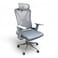 Wooden Twist Sitera Prime 360&deg; Swivel Office Chair with Lumbar Support, Reclining High Back (Grey)