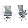 Wooden Twist Ergolux Mesh Office Chair Adjustable Swivel Rotates 360 Degrees for Home, Gaming, Workstations