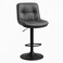 Wooden Twist Lunara 360&deg; Swivel Cafe Bar Stool Chair Adjustable Counter Height with Backrest