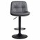 Wooden Twist Lunara 360&deg; Swivel Cafe Bar Stool Chair Adjustable Counter Height with Backrest