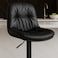 Wooden Twist Lunara 360&deg; Swivel Cafe Bar Stool Chair Adjustable Counter Height with Backrest