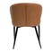 Wooden Twist Eublera Modern Dining Chair with Metal Legs Comfortable Seating for Restaurant Kitchen, or Dining Room