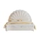 Wooden Twist Dazzy Sunrise Cute Princess Bed In Soft Fabric - King Size Bed with 2 Side Tables