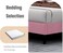 Wooden Twist Modern Rectangular Velvet Upholstery Bed with Soft Wingback Headboard ( Pink ) - Queen (150 x 200cm)
