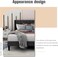 Wooden Twist Modern Rectangular Velvet Upholstery Bed with Soft Wingback Headboard ( Dark Grey ) - Twin (90 x 190cm)