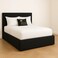 Wooden Twist Dnbeu Hydraulic Storage Bed In Soft Fabric ( Black ) - Super King (200x200)