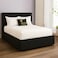 Wooden Twist Dnbeu Hydraulic Storage Bed In Soft Fabric ( Black ) - Super King (200x200)