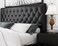 Wooden Twist Redo Modernize Button Tufted Upholstered Bed Elegant and Durable Contemporary - King