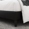 Wooden Twist Redo Modernize Button Tufted Upholstered Bed Elegant and Durable Contemporary - King