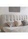 Wooden Twist Button Tufted Modernize Soft Upholstery Bed for Luxury Bedroom - King / Beige