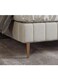 Wooden Twist Button Tufted Modernize Soft Upholstery Bed for Luxury Bedroom - King / Beige