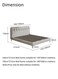 Wooden Twist Button Tufted Modernize Soft Upholstery Bed for Luxury Bedroom - King / Beige