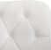 Wooden Twist Tessa Velvet Upholstery Rectangular Bed - King / White