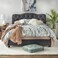 Wooden Twist Tessa Velvet Upholstery Rectangular Bed - King / White