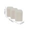 Wooden Twist Molecule Entryway Boucle Upholstered Ottoman Bench - Beige