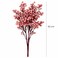 Luxury Artificial Blush Pink Cherry Blossom Stem - 52cm Elegant Home Decor Flower, 1 Bunch