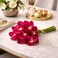 Artificial Magenta Orchid Flower Bunch - Luxury Decorative Cymbidium Flowers for Dining Table, Vase &amp; Home Decor, 1 Bunch