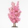 125cm Artificial Cherry Blossom Plant - Luxury Pink Sakura Tree for Home &amp; Office Decor