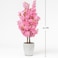 125cm Artificial Cherry Blossom Plant - Luxury Pink Sakura Tree for Home &amp; Office Decor