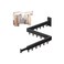 Wall-Mounted Folding Drying Rack &ndash; Aluminum, Retractable &amp; Extendable for Indoor Laundry Use