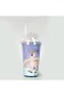 BPA-free unicorn water bottle with 3D lid, straw, and bubbles. Fun double wall cup for all ages!
