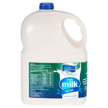 Al Rawabi Full Fat Milk, 1 Gallon