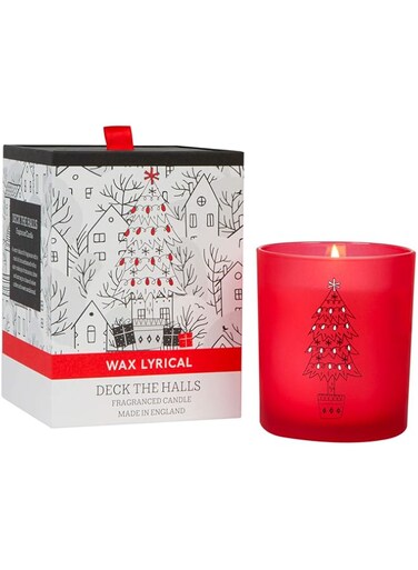 Wax Lyrical Deck the Halls Candle, Red