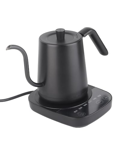 Jectse Smart Electric Gooseneck Kettle, Temperature Control, Quick Heating, Stainless Steel, Pour Over Tea Coffee Kettle, Auto Shut Off, Insulation Tea Pot