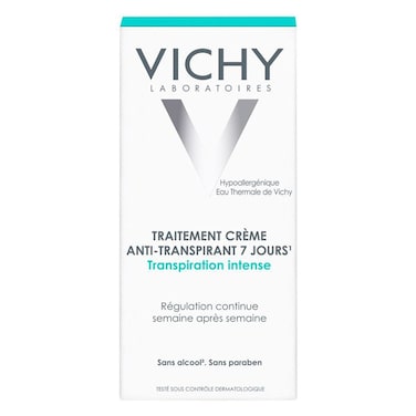 Vichy 7 Days Anti Perspirant Deodorant Cream For Men &amp; Women 30ml
