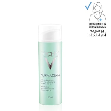 Vichy Normaderm Beautifying Anti-Blemish Corrective Care 24 Hour Moisturiser Cream With Salicylic Acid 50ml