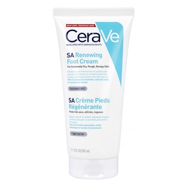 CeraVe SA Renewing Foot Cream With Salicylic Acid For Dry, Rough, Bumpy Skin 88ml