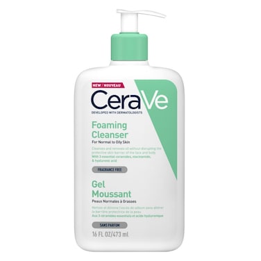 CeraVe Fragrance Free Foaming Cleanser For Normal To Oily Skin 473ml