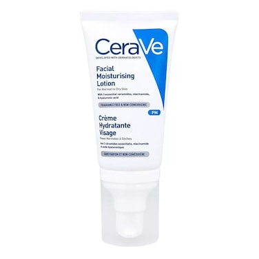 CeraVe Facial Moisturising PM Lotion For Normal To Dry Skin 52ml