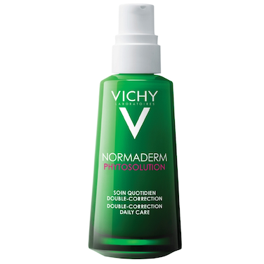 Vichy Normaderm Phytosolution Double Correction Daily Care Moisturiser For Oily &amp; Acne Skin With Salicylic Acid, 50Ml