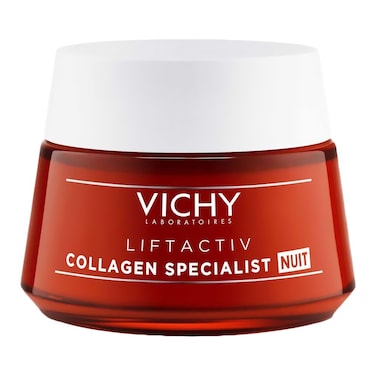 Vichy Liftactiv Collagen Specialist Anti-Aging &amp; Brightening Face Moisturizing Night Cream 50ml