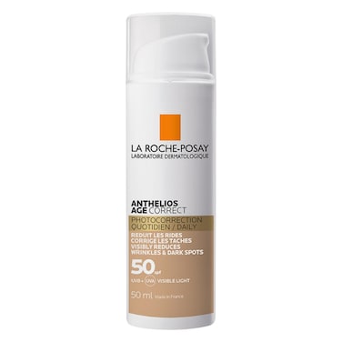 La Roche Posay Anthelios Age Correct SPF50 Tinted Anti-Ageing Invisible Sunscreen With Niacinamide 50ml