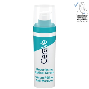 Cerave Resurfacing Retinol Serum To Reduce The Appearance Of Post-Acne Marks And Pores With Retinol, Licorice Root Extract &amp; Niacinamide, 30Ml