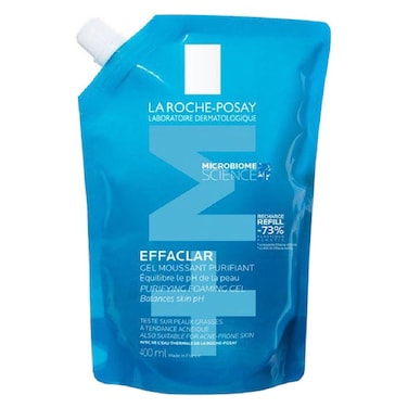 La Roche-Posay Effaclar Acne Foaming Purifying Gel Refill Pouch For Oily &amp; Acne Prone Skin 400ml