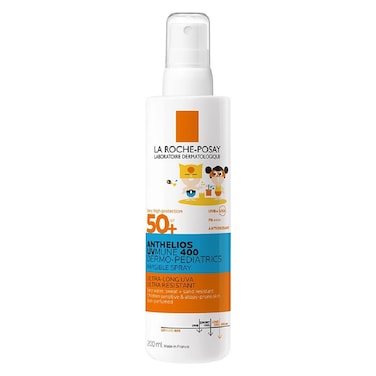 La Roche-Posay Anthelios UVMUNE 400 Dermo Pediatrics SPF50+ Invisible Kids Sunscreen Spray For Face &amp; Body 200ml