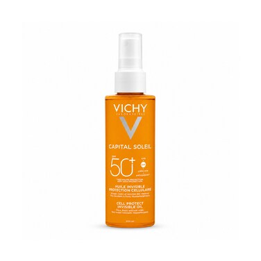 Vichy Capital Soleil Cell Protect Invisible Oil SPF 50+ Face Body &amp; Hair 200ml