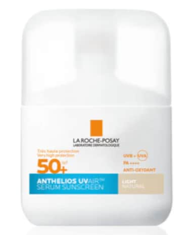 LA ROCHE-POSAY ANTHELIOS UVAIR SERUM SUNSCREEN SPF50+ LIGHT NATURAL 50ML