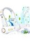 Neck Fan, 5 Speeds Bladeless Fan Wearable Fan Foldable Cooling Fan Hands-Free Fan with LED Display Lightweight Neck Fan Adjustable Wind Direction Hands Free Neck Fan for Men Women Travel Outdoor