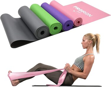 2 in 1 Resistance Bands Set - Includes Resistance Loop Bands, Physical Therapy Bands for Home Fitness, Stretching, Strength Training, Physical Therapy,Elastic Workout Bands for Whole Body