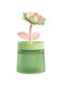 Cool Mist Humidifiers for Bedroom with Artificial Flowers Small Quiet Colorful Lights Air Humidifier Easy Clean Portable USB Cute Humidifiers for Home Room Office Holiday Girls Gifts 260mL (Green)