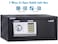 Rubik Safe Box with Digital Pin Code &amp; Key Lock for A4 Documents Laptop Tablets Camera Cash Jewelry Home Hotel Office Security RB-20EDW (Size, 20x43x35cm) Black