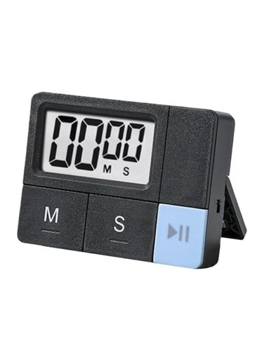 Digital Rotation Countdown Kitchen Timer, Digital Kitchen Timer, Magnetic Countdown Countup Stopwatch with Alarm for Exercise Relaxation Reading Cooking(Batteries Included)