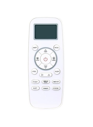 Allimity 1810196 DG11L1-04 DG11L104 Replacement Remote Compatible with Hisense A/C AC Air Conditioner DG11L1-01 DG11L1-03 DG11L101 DG11L103