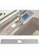 SVNXI Faucet Mat for Kitchen Sink, Long Size Diatomite Fast Drying Stone Sink Tray, Super Absorbent, Prevents Moisture Buildup, Faucet Splash Guard for Bathroom Counter (Grey, 40 x 10cm/15.5" x 3.9")