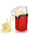 Bailamos Hot Air Popcorn Popper, 1200W Popcorn Maker with Removable Top Cover, 3 Minutes Healthy and Quick Snack, No Oil Needed, Red